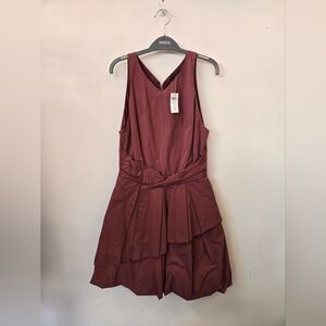 Kate Spade Saturday Burgundy Layered Prom Dress NWT